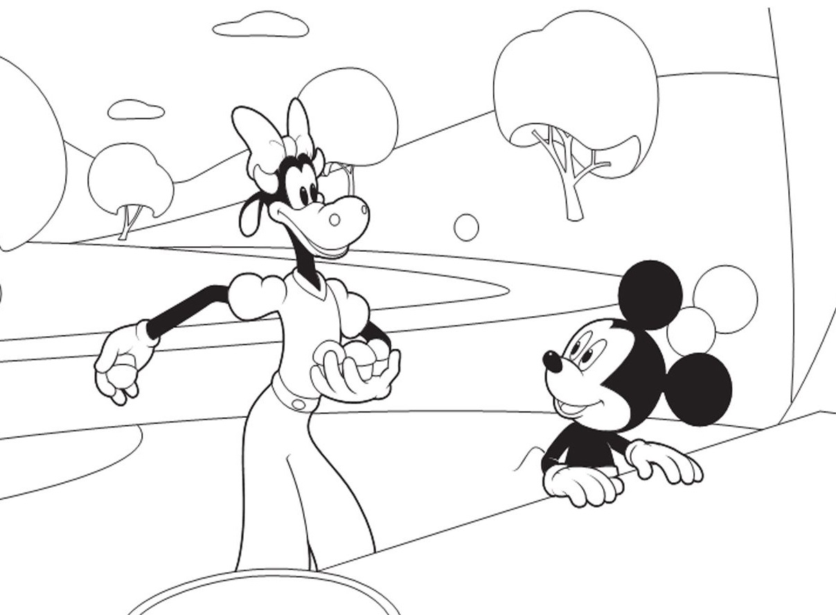 Mickey Mouse Clubhouse Coloring Pages For Kids - Mickey Mouse Clubhouse Coloring Book