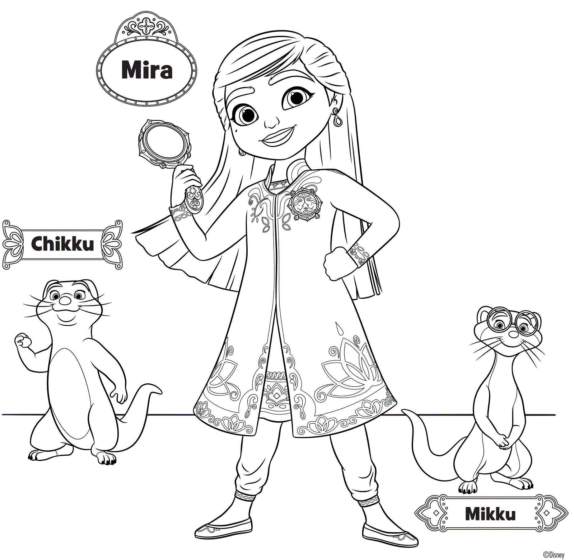 Mira Coloring Pages Pdf For Kids - Mira Coloring Page To Print