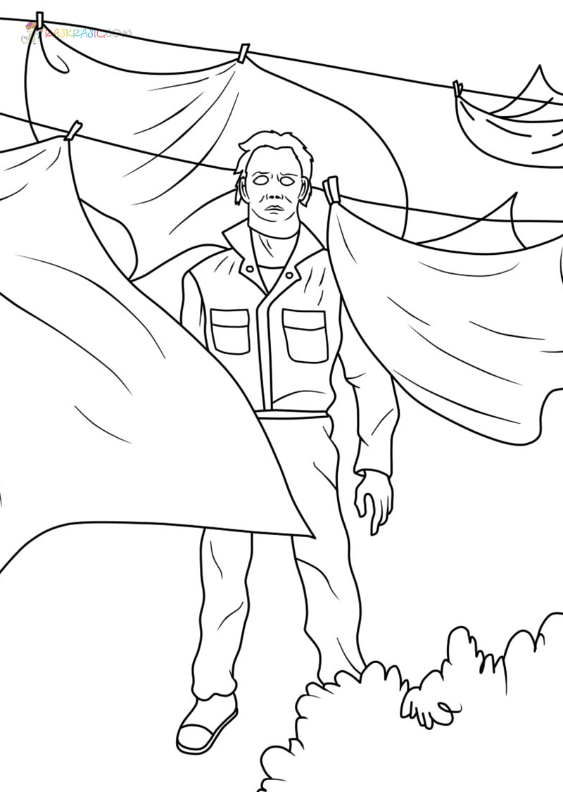 Michael Myers Coloring Pages - New Coloring Pages Michael Myers 2
