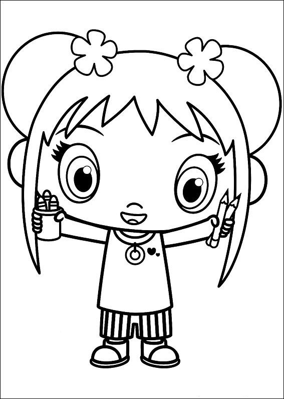 Ni Hao Kai Lan Coloring Pages Pdf For Kids - Ni Hao Kai Lan Coloring Pages Free