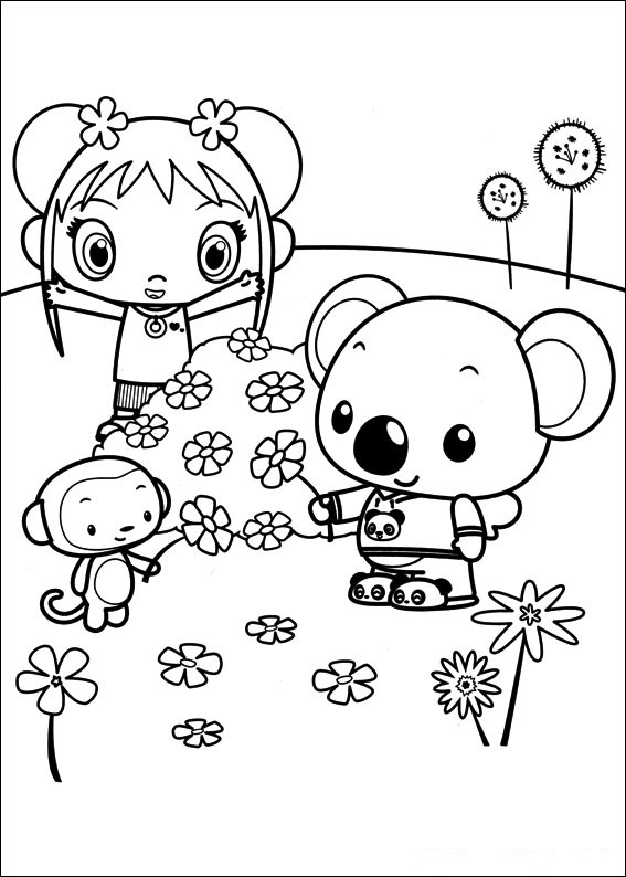Ni Hao Kai Lan Coloring Pages Pdf For Kids - Ni Hao Kai Lan Coloring Pages