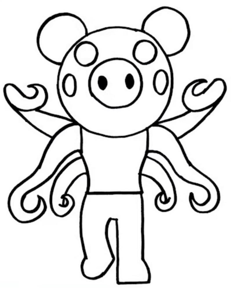 Printable Piggy Coloring Pages Pdf - Piggy Coloring Pages Free