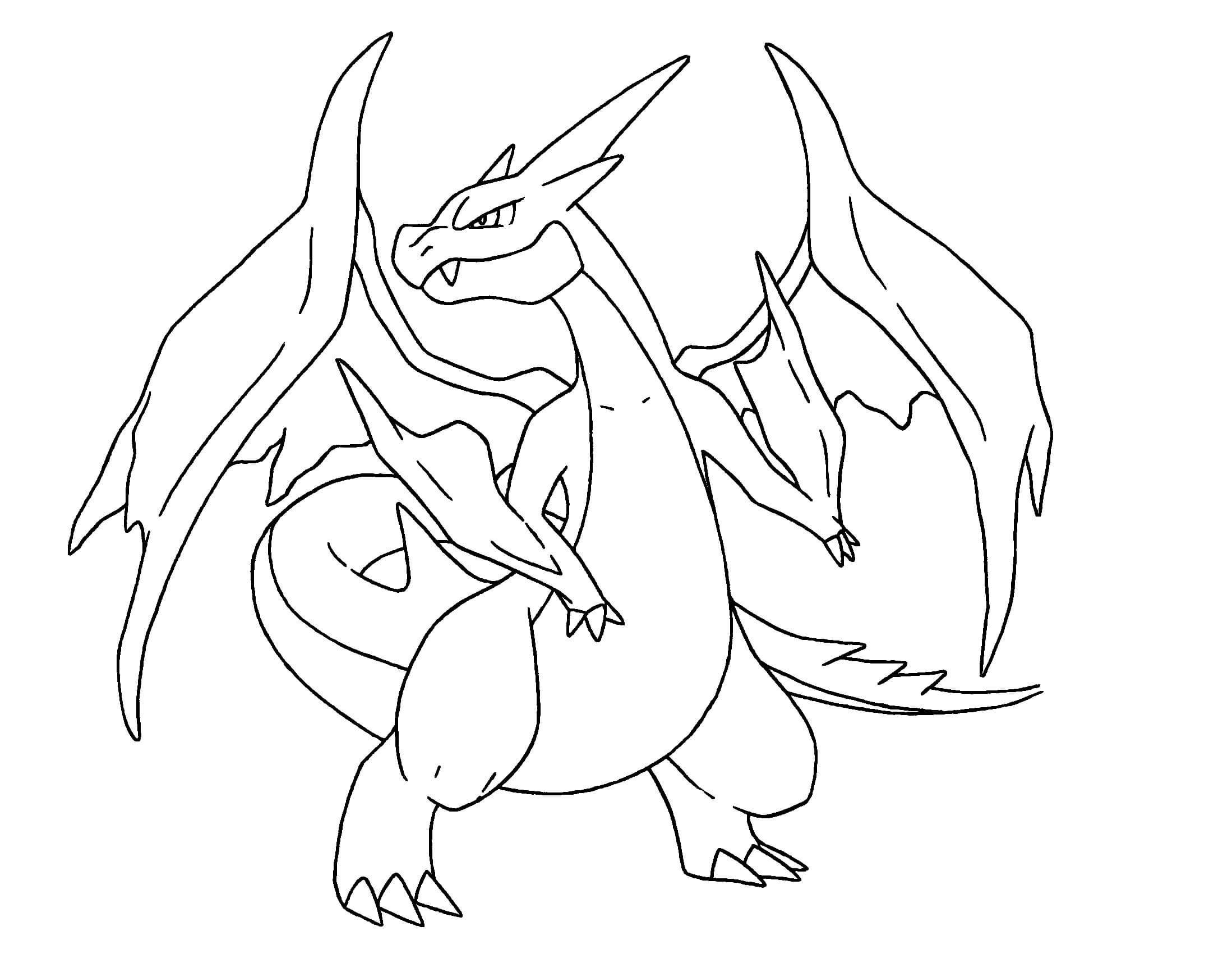 Printable Charizard Coloring Pages - Pokemon Coloring Pages Charizard