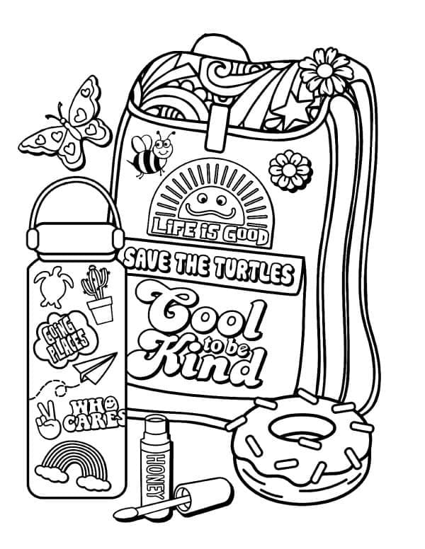 Preppy Coloring Pages Printable Pdf - Preppy Coloring Pages Free