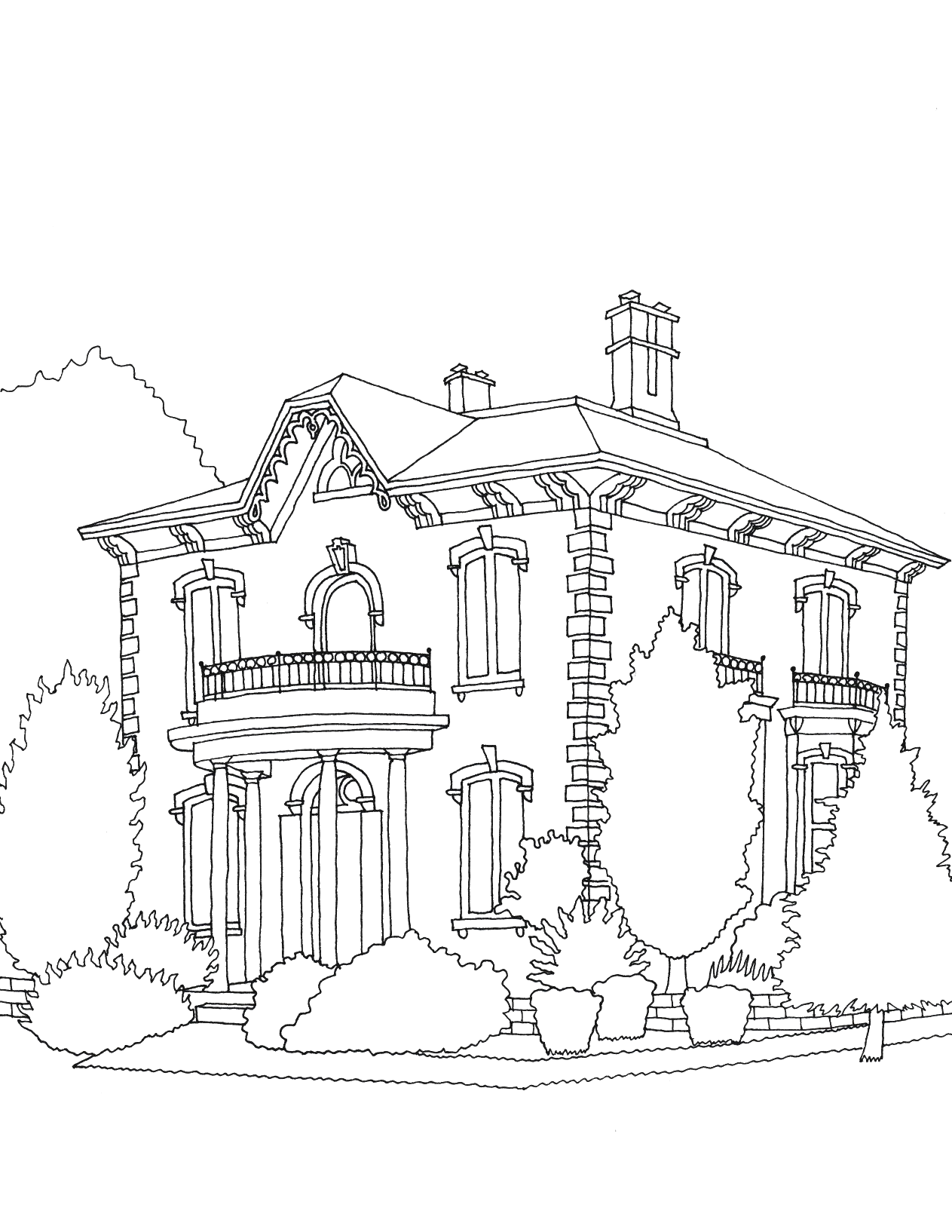 Architecture Coloring Pages Printable Pdf - Printable Architecture Coloring Pages