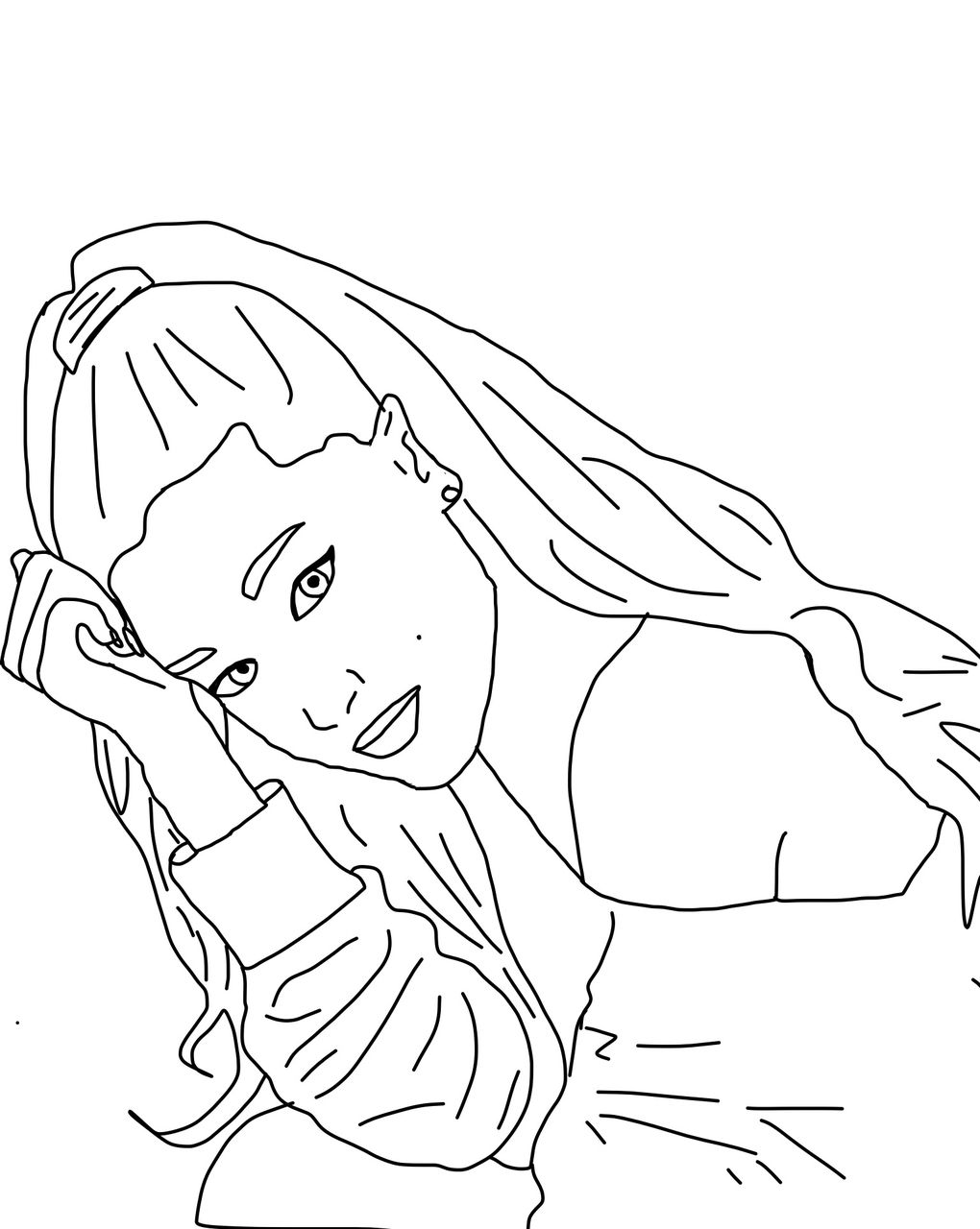 Printable Ariana Grande Coloring Pages Pdf - Printable Ariana Grande Coloring Pages