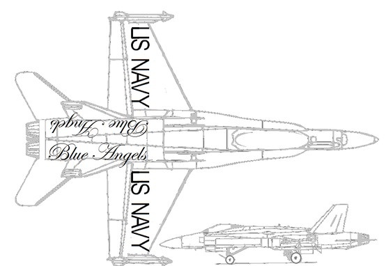 Blue Angels Coloring Pages Pdf to Print - Printable Blue Angels Coloring Pages