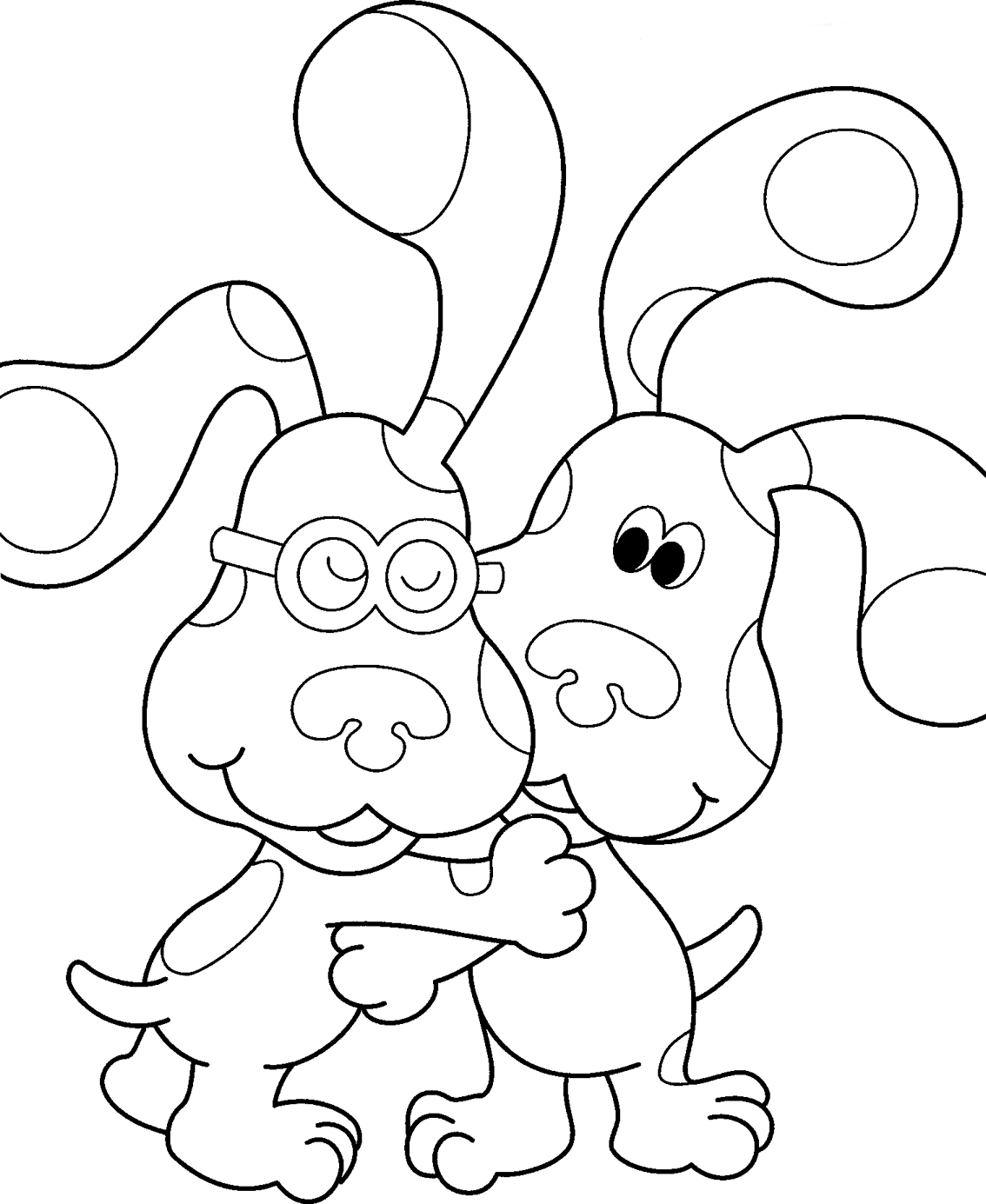 Printable Blues Clues Coloring Pages - Printable Blues Clues Coloring Pages