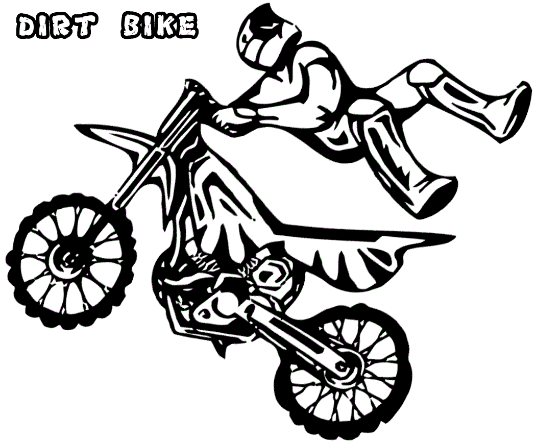 Dirt Bike Coloring Pages Pdf to Print - Printable Dirt Bike Coloring Pages