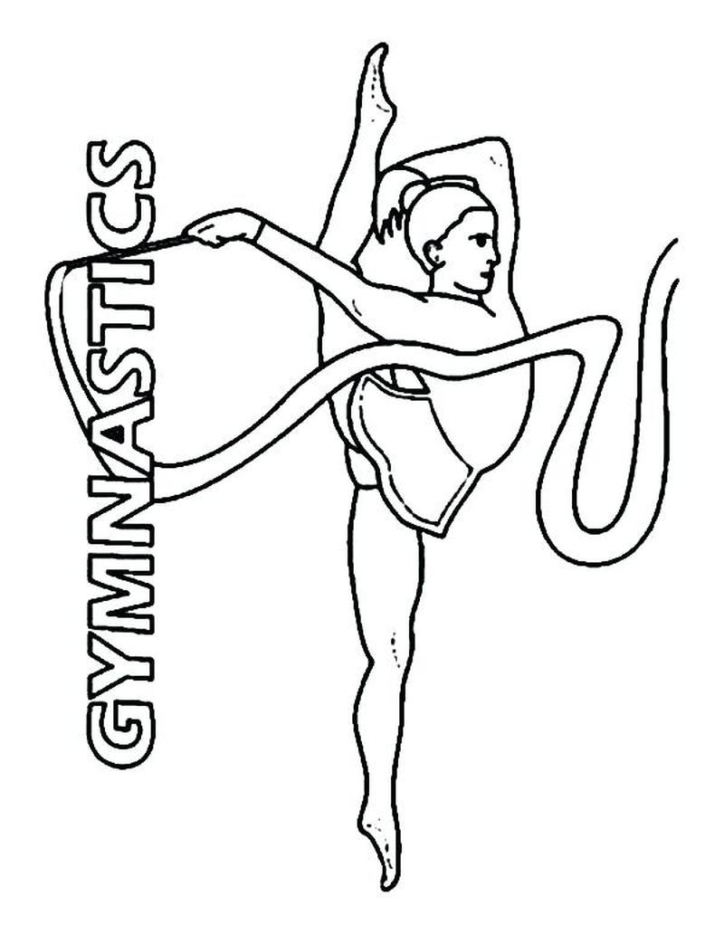 Printable Gymnastics Coloring Pages Pdf - Printable Gymnastic Coloring Pages
