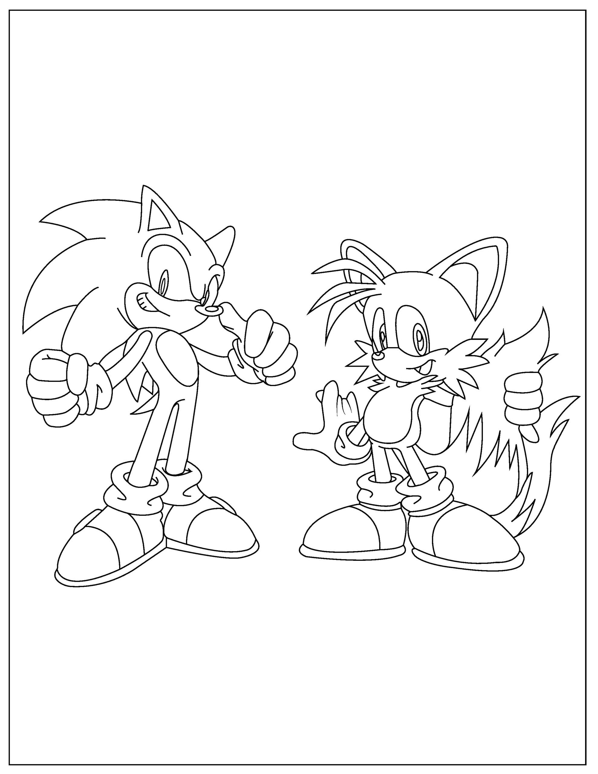 Sonic 2 Coloring Pages - Sonic The Hedgehog 2 Coloring Pages