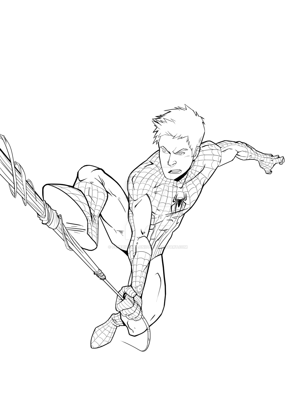 Andrew Garfield Coloring Pages Pdf Printable - Spiderman Andrew Garfield Coloring Pages