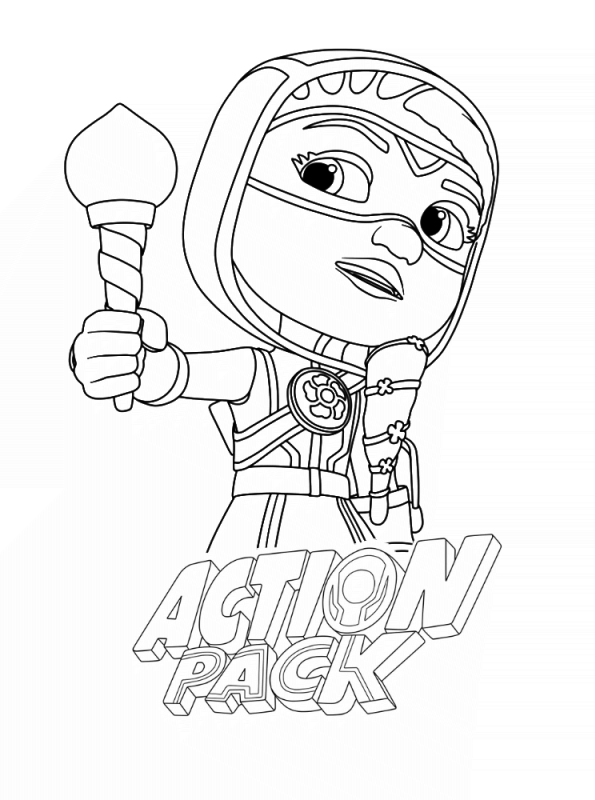 Action Pack Coloring Pages: Unleash Your Inner Superhero - Treena Action Pack Coloring Pages