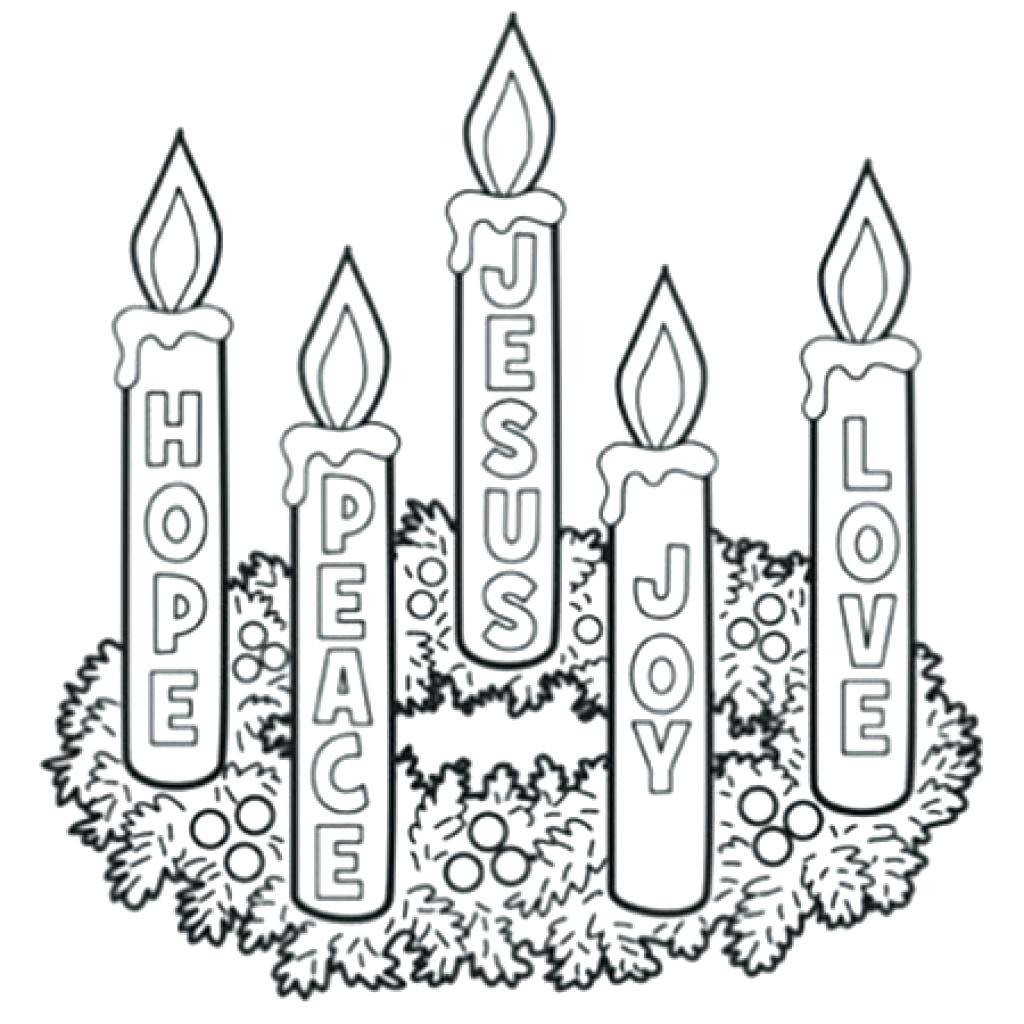 Free Printable Advent Peace Coloring Pages Pdf - advent wreath coloring pages