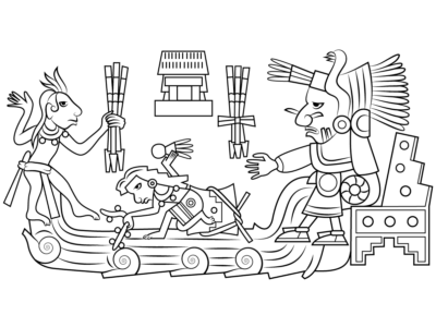 Aztec Coloring Pages Pdf to Print - chalchiuhtlicue aztec goddess of water coloring pages