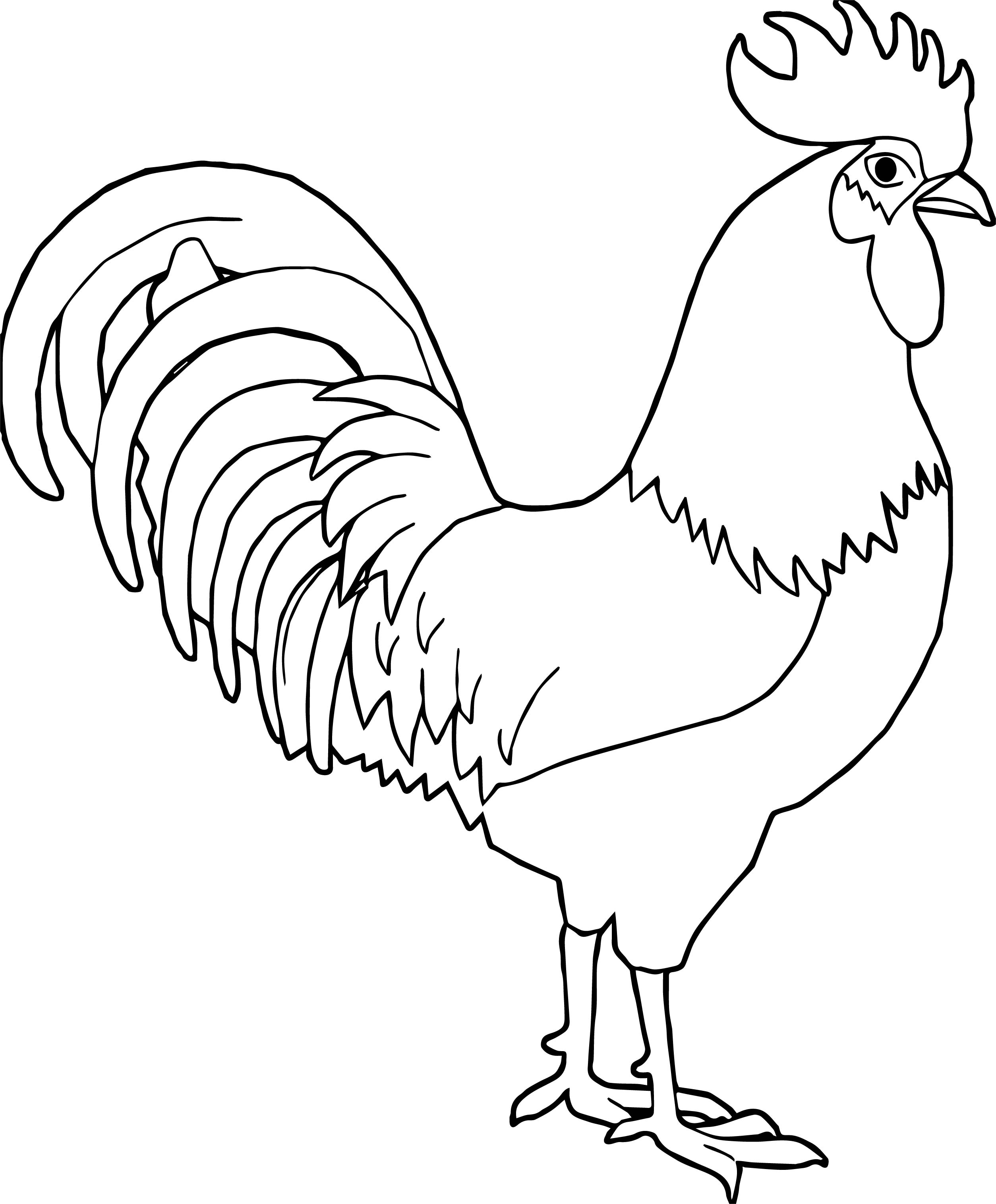 Printable Chicken Coloring Pages - chicken coloring pages