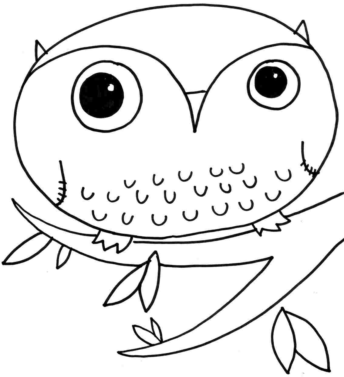 Adorable Cute Owl Coloring Pages Pdf Free - coloring pages Adorable Cute Owl