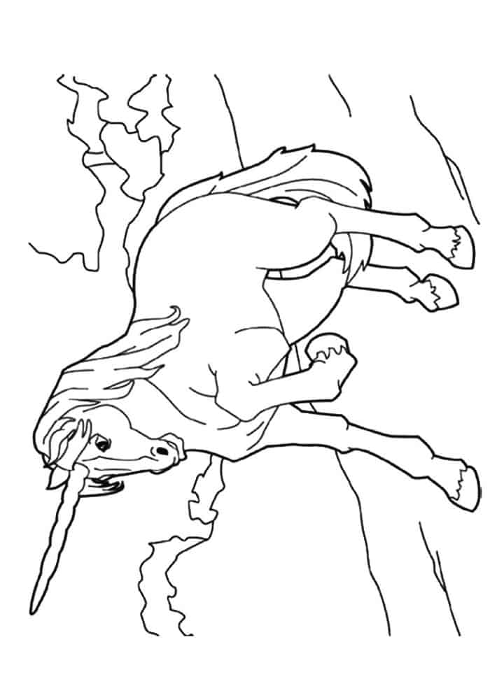 Chinese Unicorn Coloring Pages