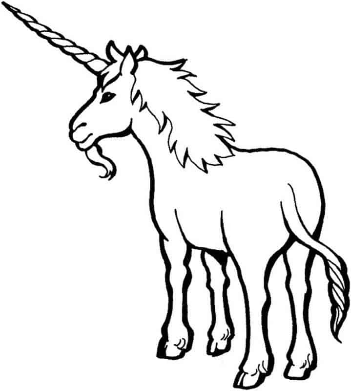 Coloring Pages For Girls Unicorn