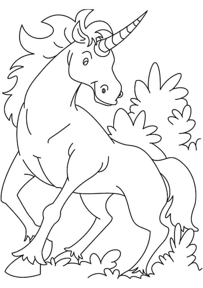 Kirin Unicorn Coloring Pages