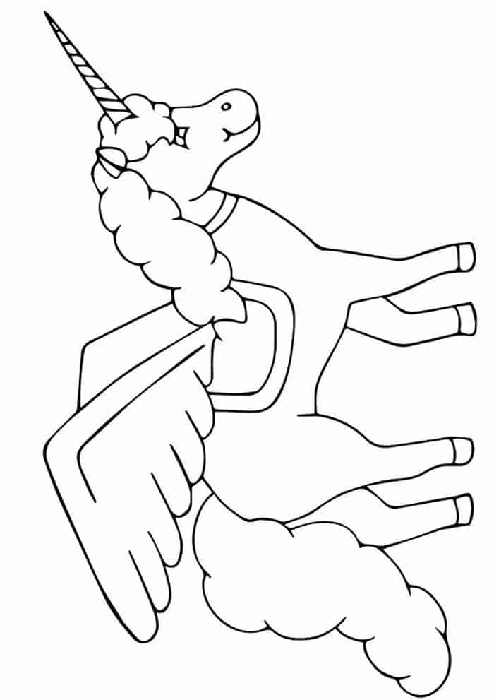 The Black Unicorn Coloring Pages