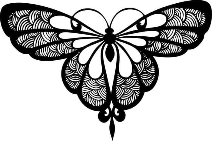 Adult Coloring Pages Butterfly
