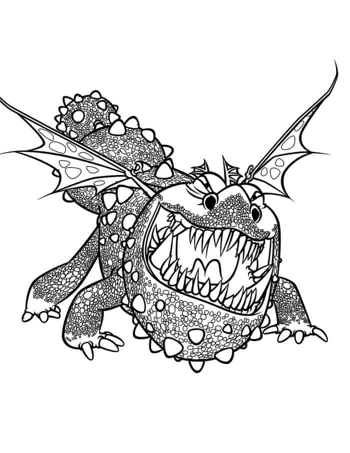 Adult Dragon Coloring Pages