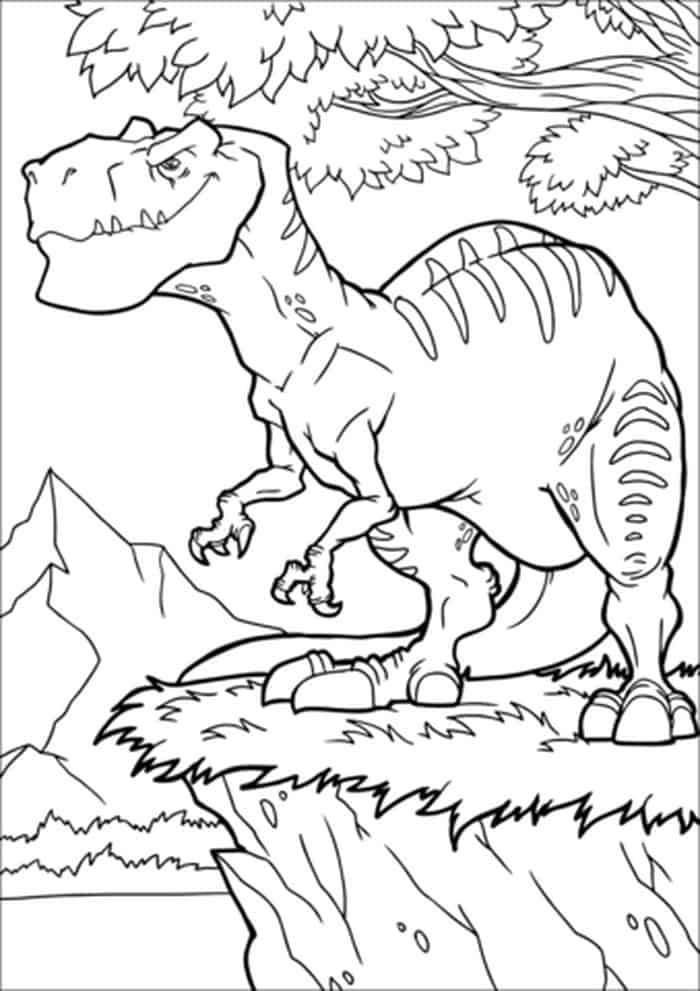 Allosaurus Dinosaur Coloring Pages