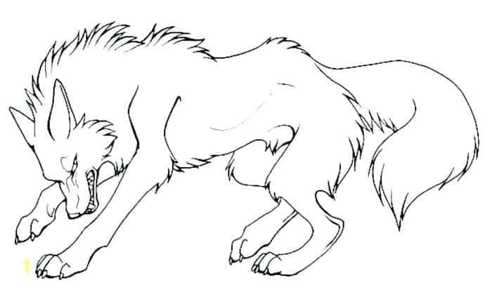 Artic Wolf Animal Coloring Pages