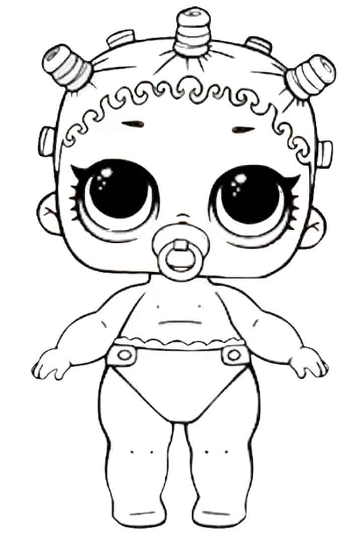 Baby Lol Doll Coloring Pages
