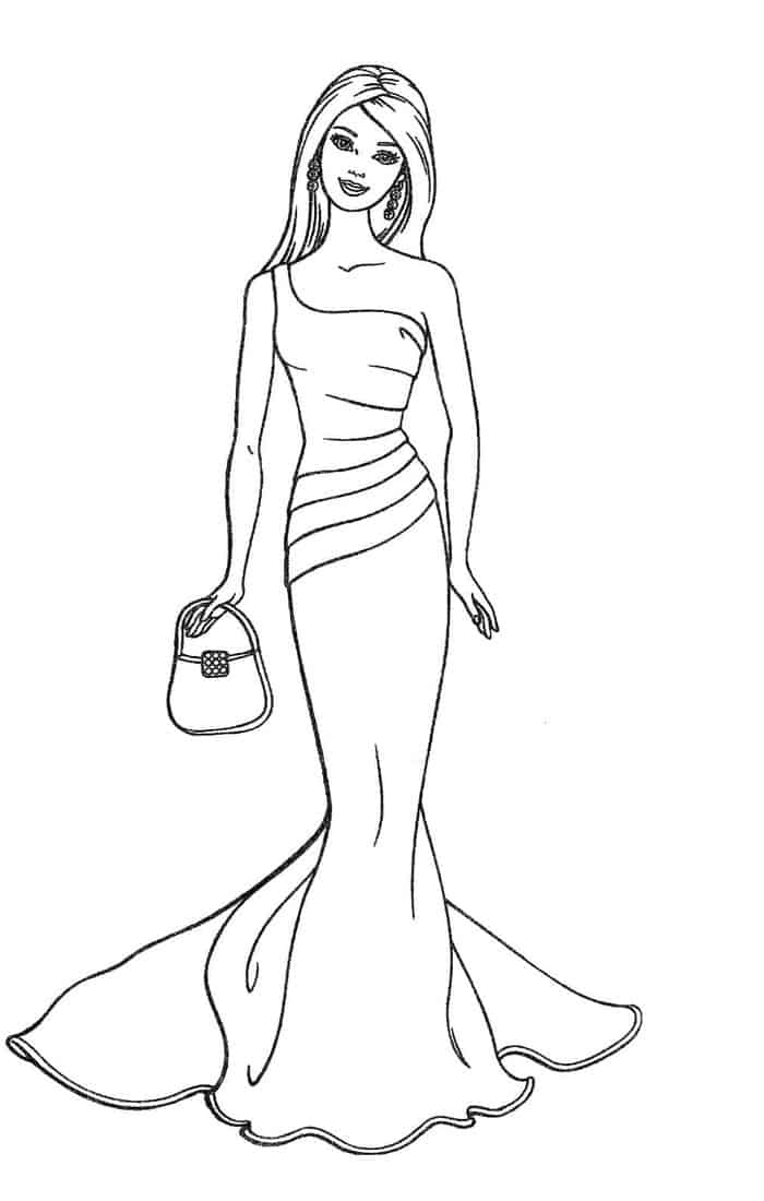 Barbie Coloring Pages 2019