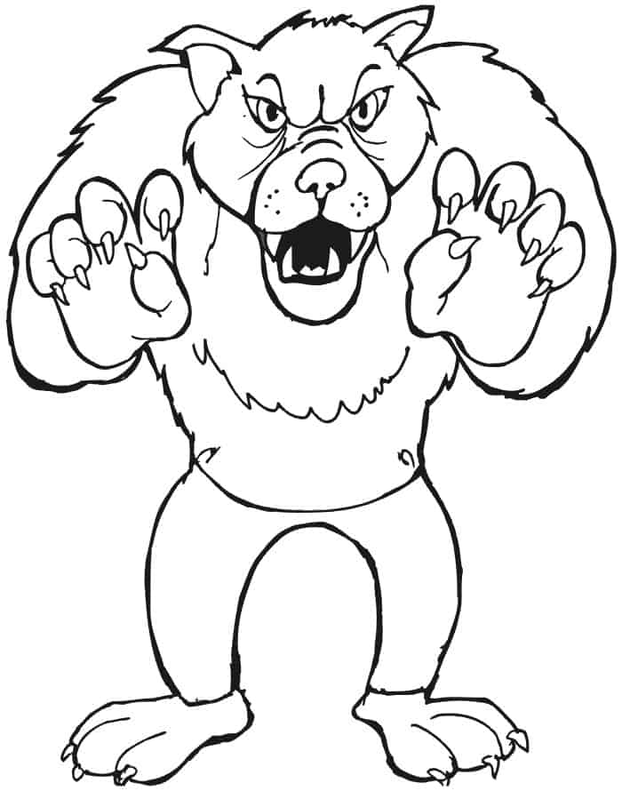 Big Bad Wolf Coloring Pages