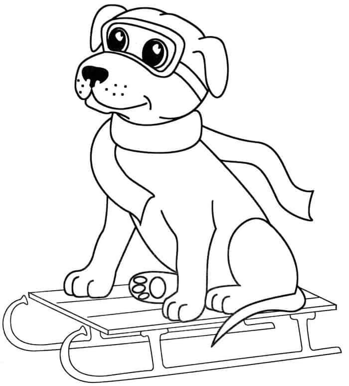Big Dog Coloring Pages