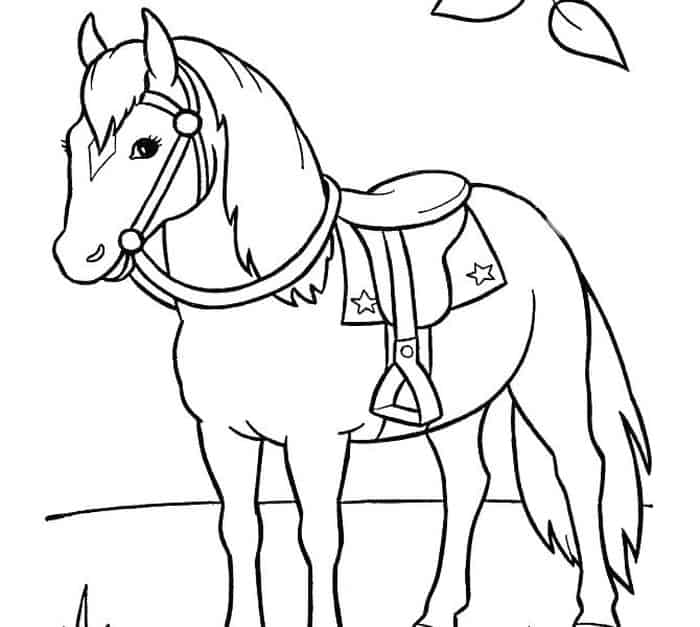 Big Horse Coloring Pages