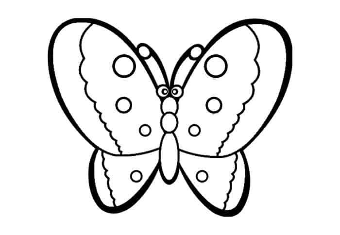 Butterfly Coloring Pages For Girls