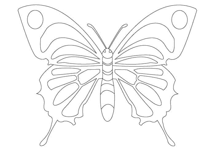 Butterfly Coloring Pages Preschool