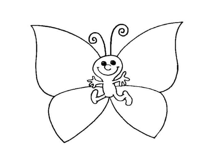 Butterfly Coloring Pages Toddlers