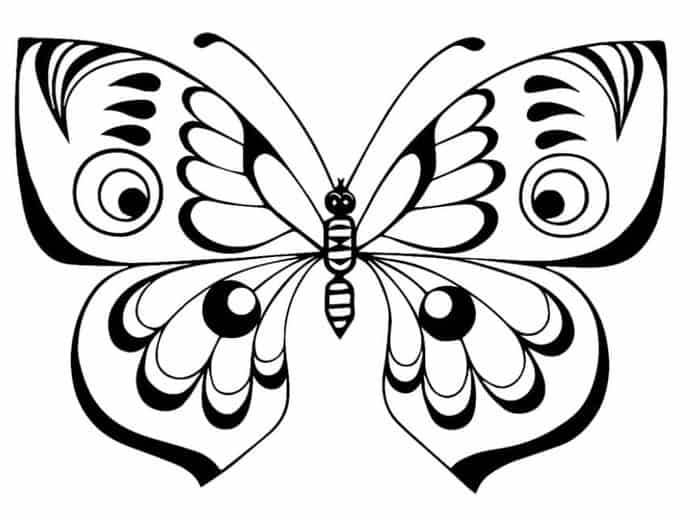 Butterfly Wings Coloring Pages