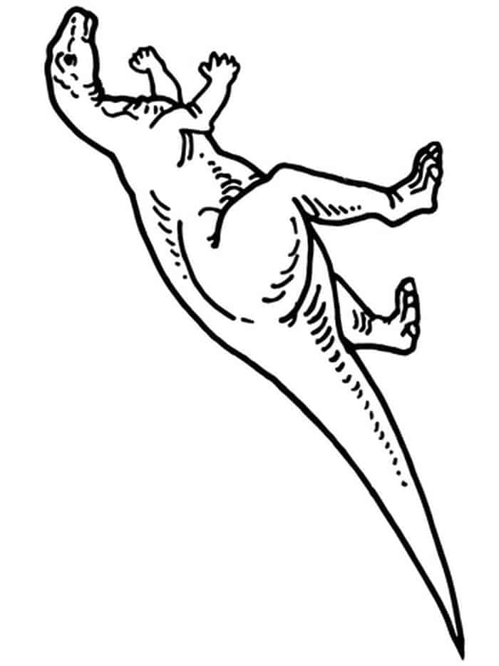 Camptosaurus Dinosaur Coloring Pages For Toddlers