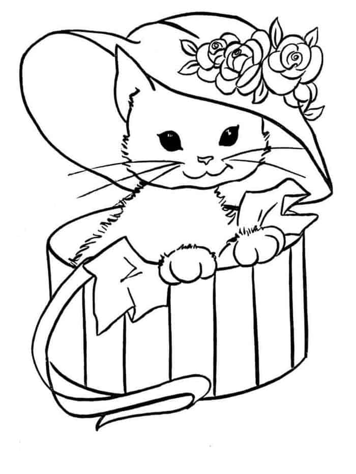 Cat Coloring Pages To Print
