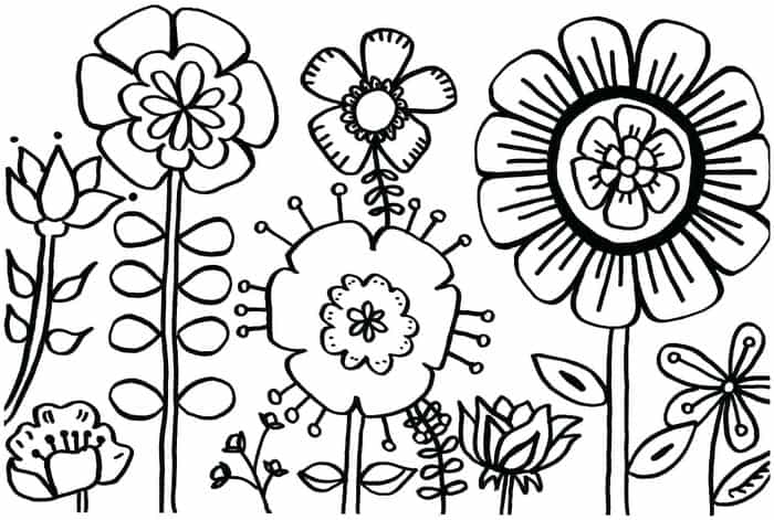 Childrens Spring Coloring Pages