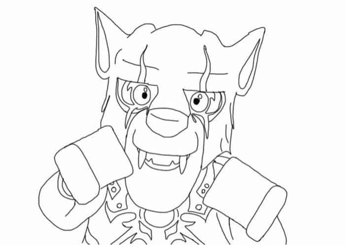 Chima Wolf Coloring Pages
