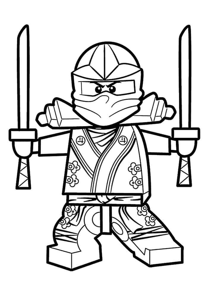 Coloring Pages For Boys Lego Ninjago
