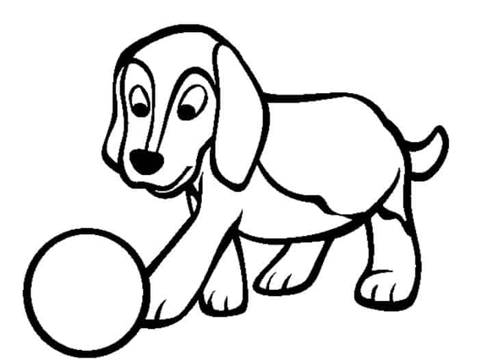 Coloring Pages For Kids Dog