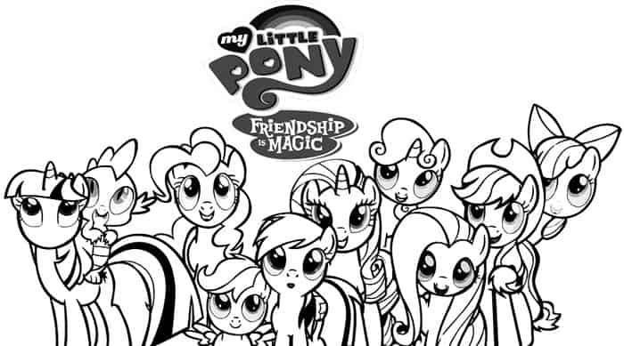 Coloring Pages For Kids My Little Pony