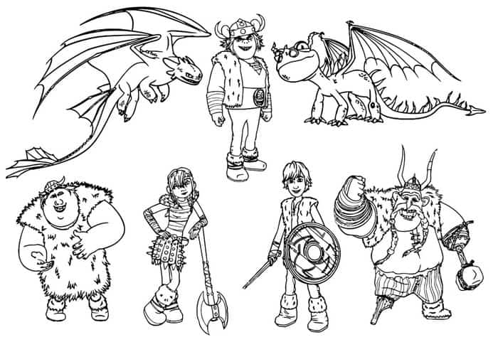 Coloring Pages How To Train Your Dragon
