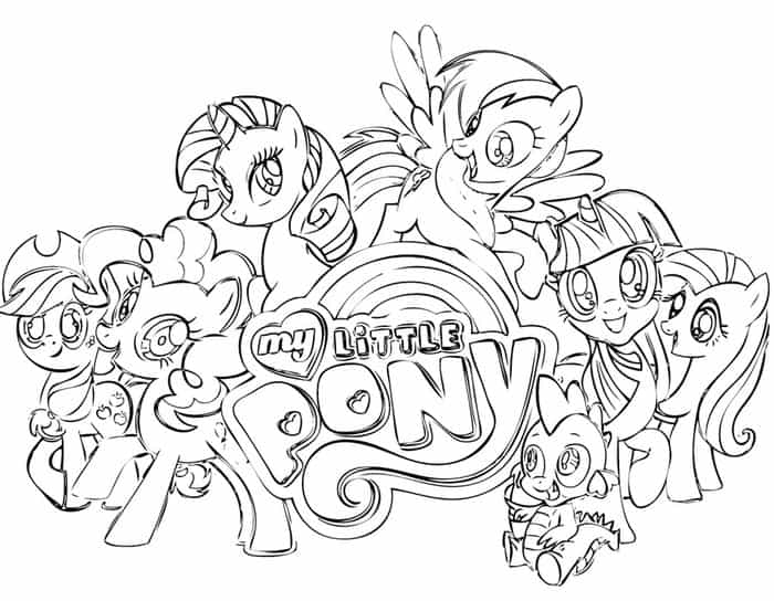 Coloring Pages My Little Pony Friendship Is Magic