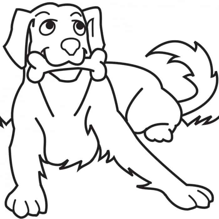Coloring Pages Of A Dog