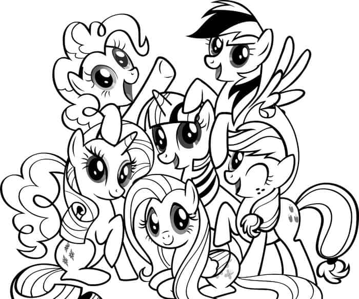 Coloring Pages Of My Little Pony