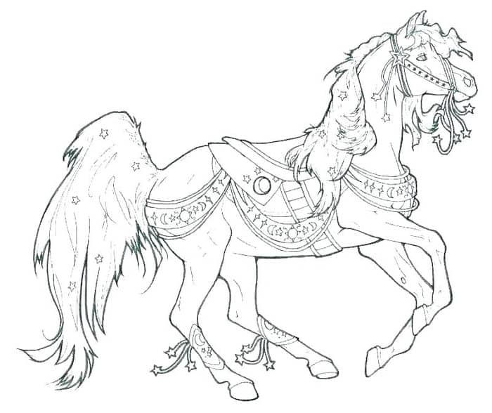 Coloring Pages Of Horses Printable Realistic Horse Coloring Pages Free Printable Horse Coloring Page